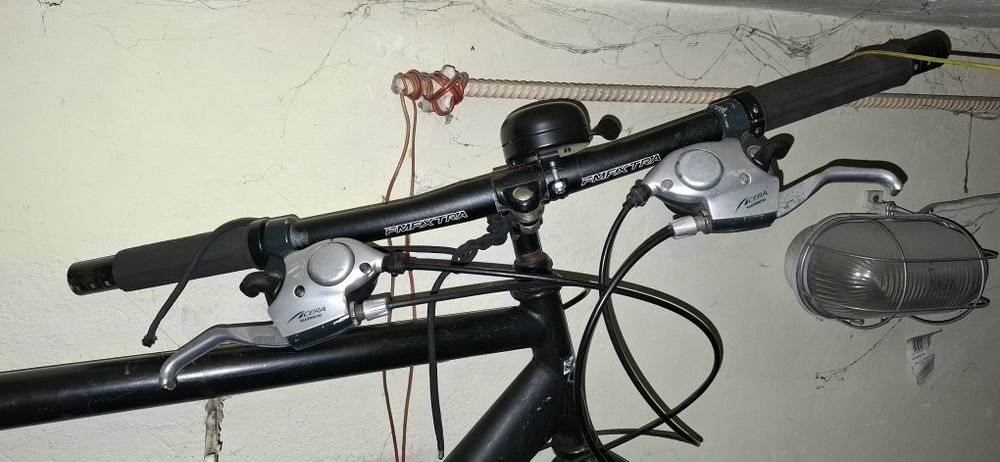 Rama rowerowa plus kierownica i widełki