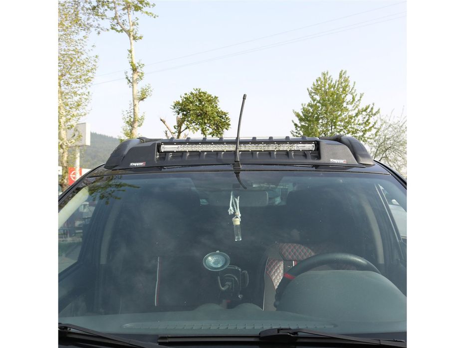 Mitsubishi Pajero Sport 1996-2007 рр. Козирок вітрового скла V3 (LED)