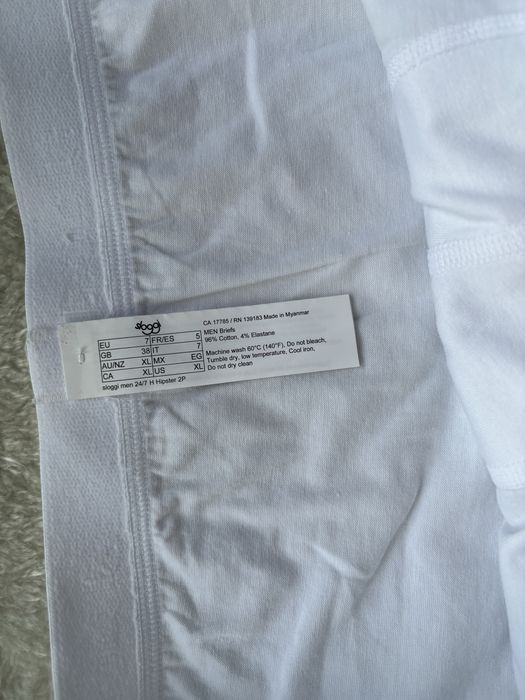 Sloggi by Triumph biale bokserki meskie rozmiar XL men 24/7 h hipster