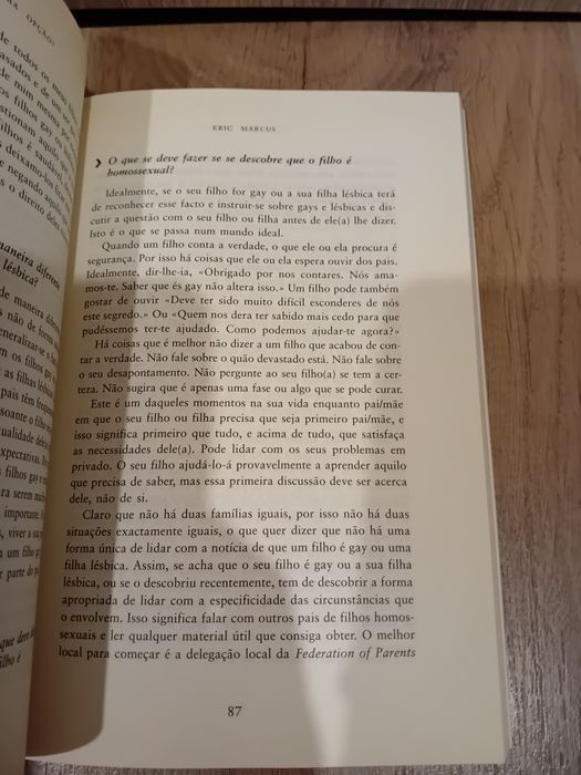 Será uma opção? Tudo o que sempre quis saber sobre a homossexualidade