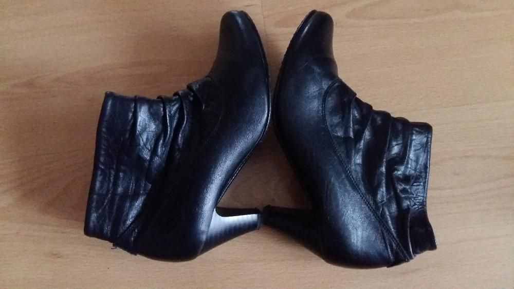 nowe botki skóra naturalna