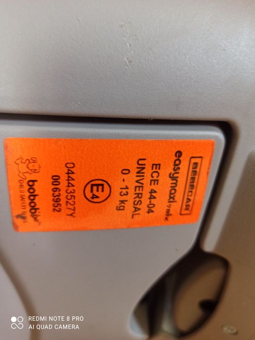 Ovo de bebe para carro