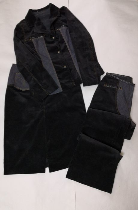 Костюм - комплект трійка: піджак, штани, спідниця, розмір 44.