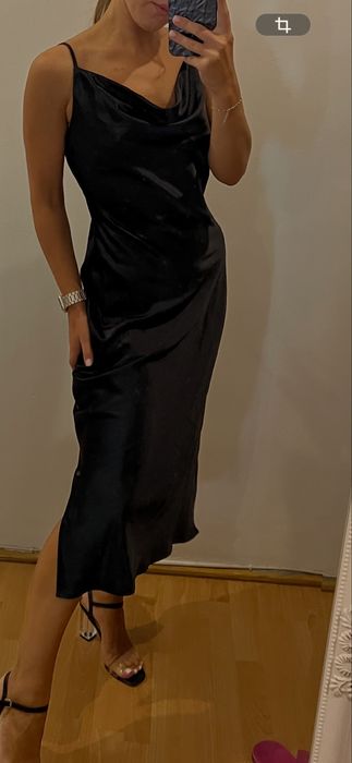 Сукня чорна шифонова