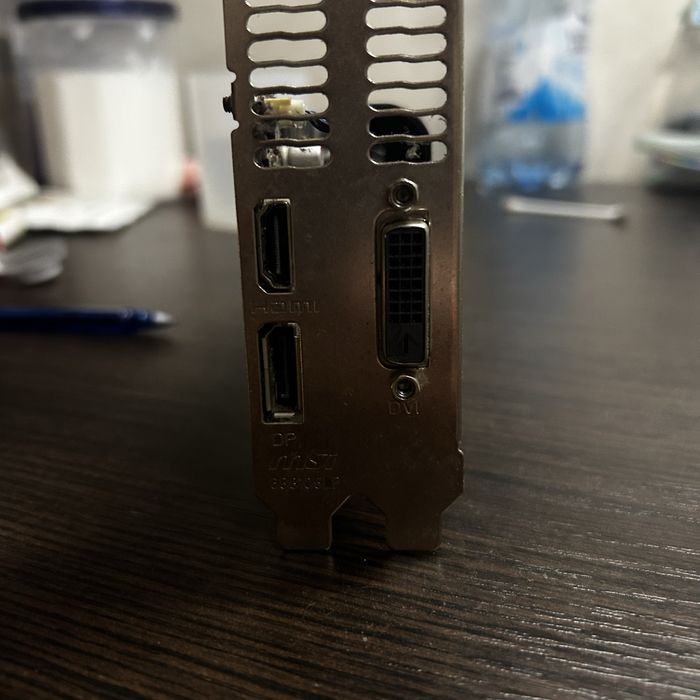 Видеокарта msi 1050 ti (mini)