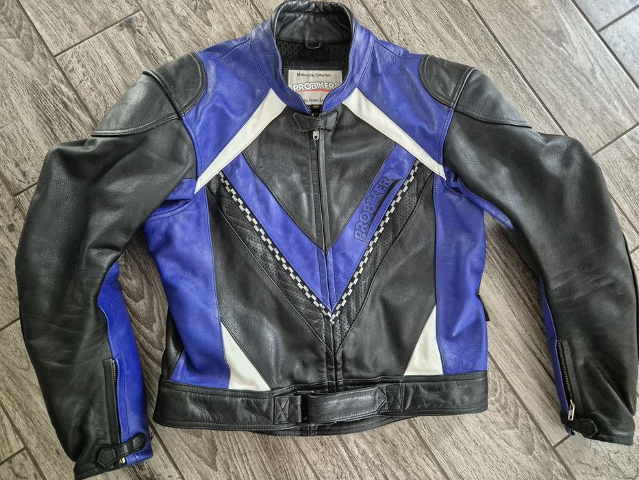 J.nowa kurtka skórzana na motor Probiker roz.52