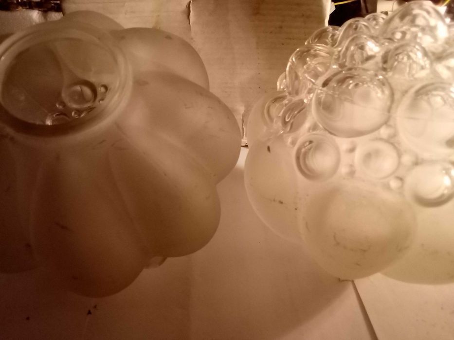 castiçal de dois braços antigo e abajour de candeeiros