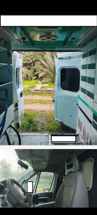 Caravana: água quente e eletricidade