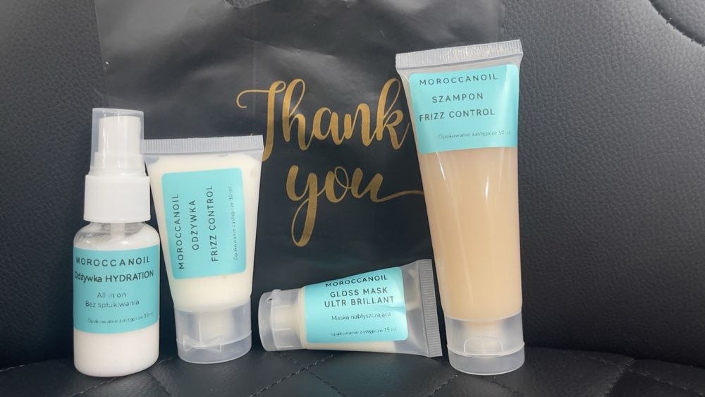 estaw mini kosmetyków do włosów | Moroccanoil | Na prezent lub podróż
