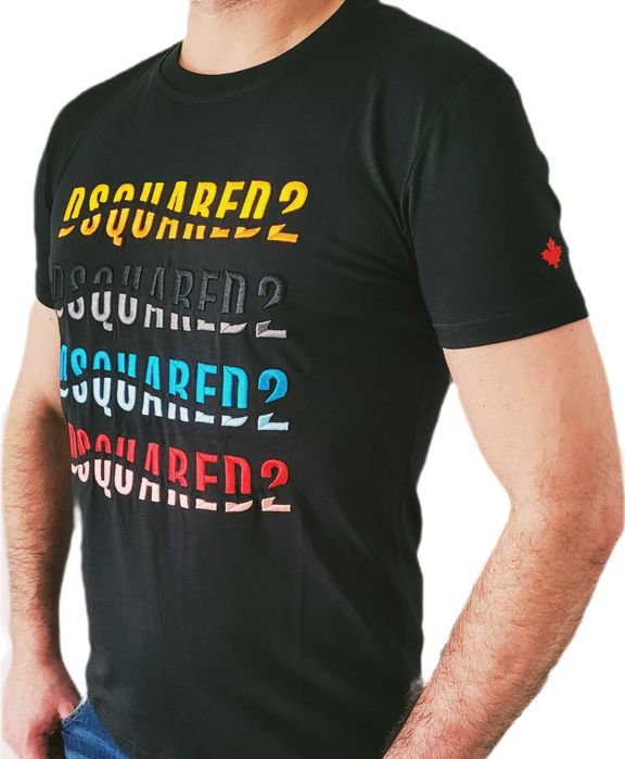 Dsquared2 T-shirt Koszulka Męska DSQ czarna
