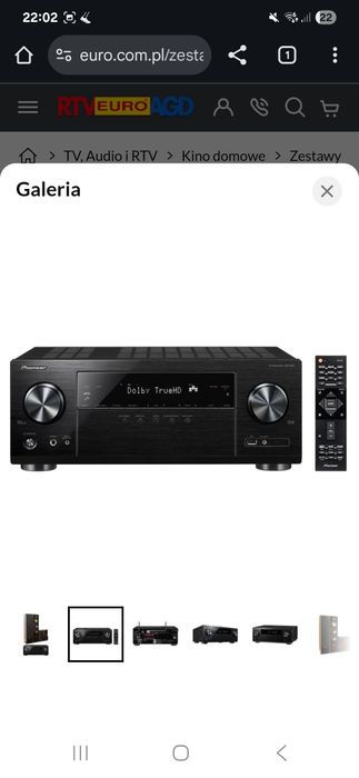 Zestaw Pioneer VSX-831B, Taga Harmony TAV-606 v.3 (orzech)