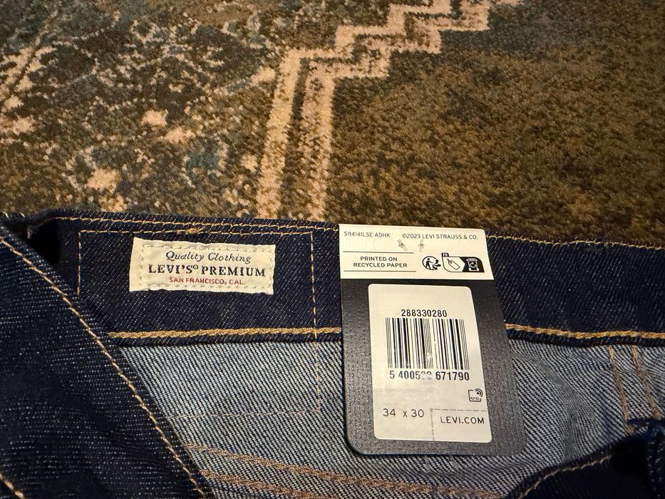 Levi’s Levis 512 slim taper 34x30 granatowe