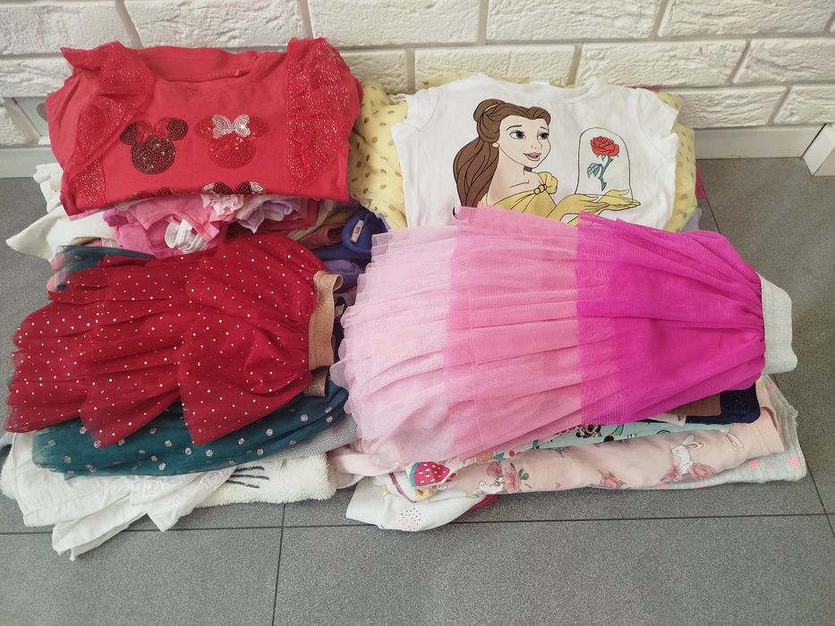 Paczka ubrań dla dziewczynki rozm.128