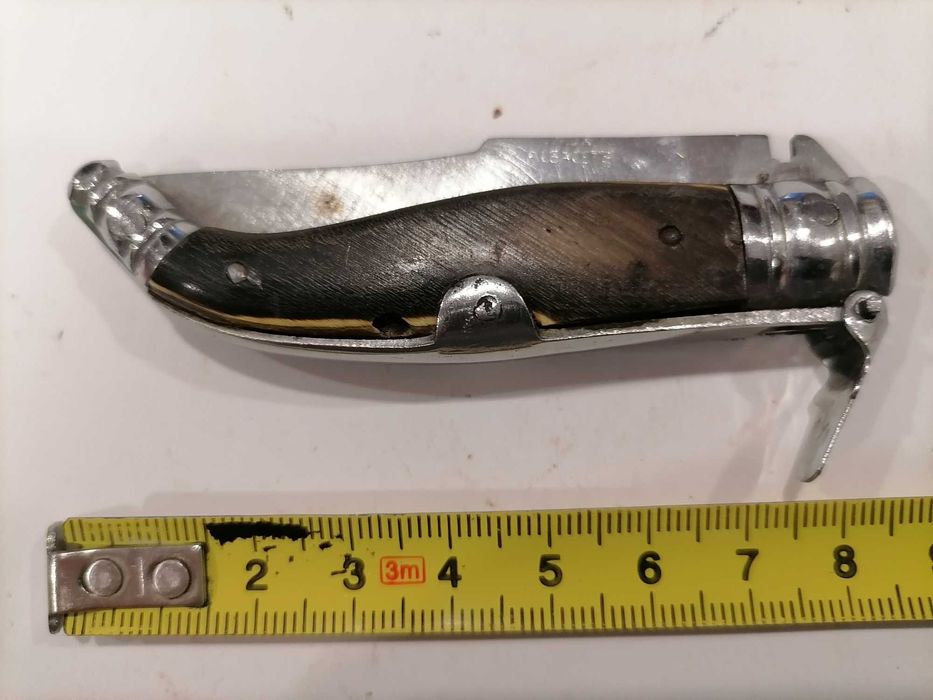 Canivete Coleção "Albacete" Marcado na Lâmina - Cabo Corno/Madeira ?