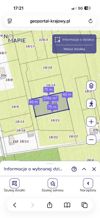 Działka budowlana 3000m Trzebicz Nowy