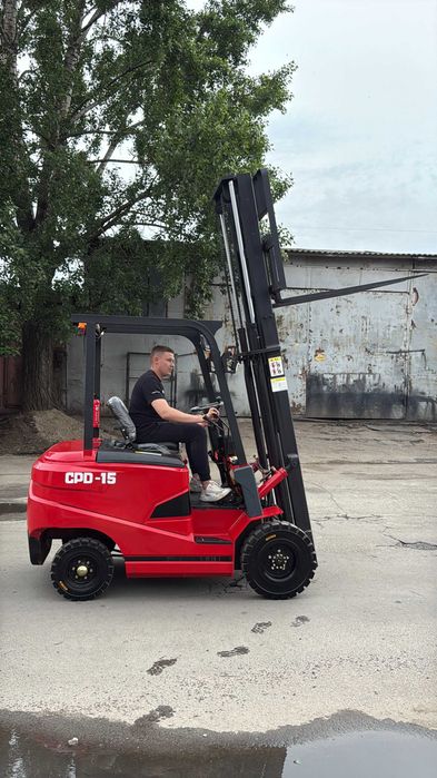 Новий електричний вилковий навантажувач CAPTOK CPD15, 1.5т, 60V/375Ah, зарядка від 220V, 2026 рік