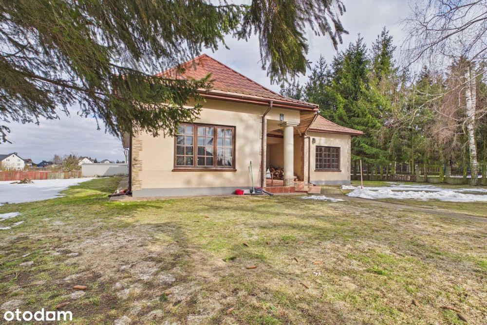 Bungalow na dużej działce, blisko centrum