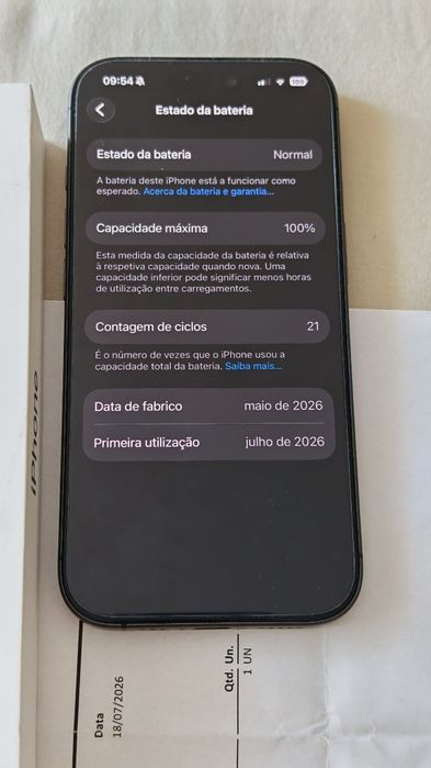iPhone 17 256GB novo, TROCO