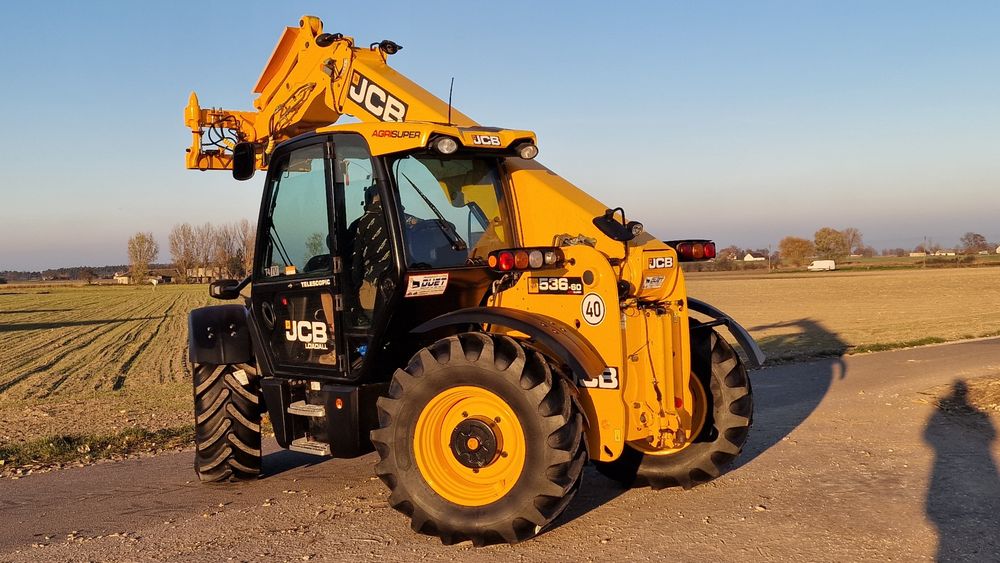 Ładowarka Teleskopowa JCB 536-60 AgriSuper 17r,Piękna, Klimatyzacja