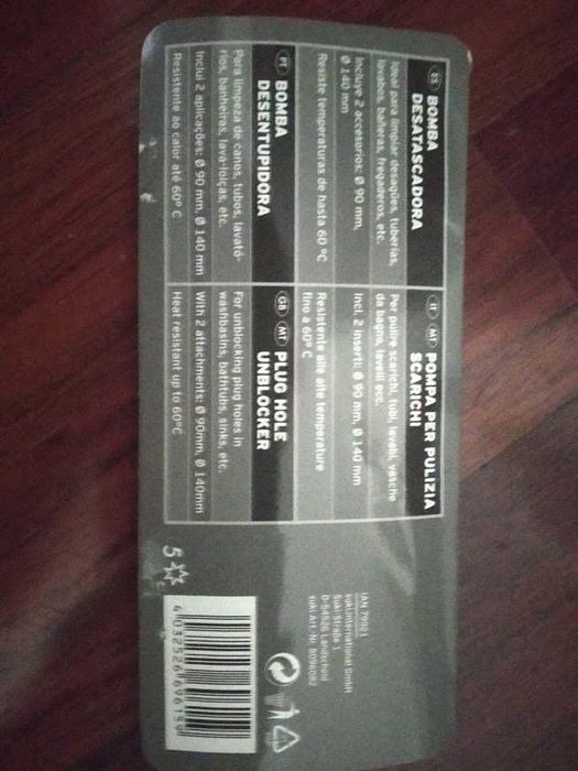 Desentupidor de Vaco Manual