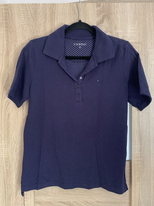 Granatowa koszulka polo