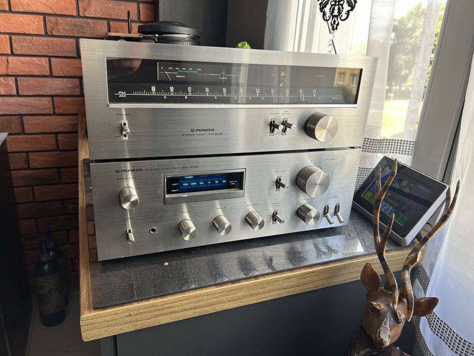 Piękny Zestaw Pioneer SA-508 Tuner Pioneer TX-608/Blue Edition/Wys24H