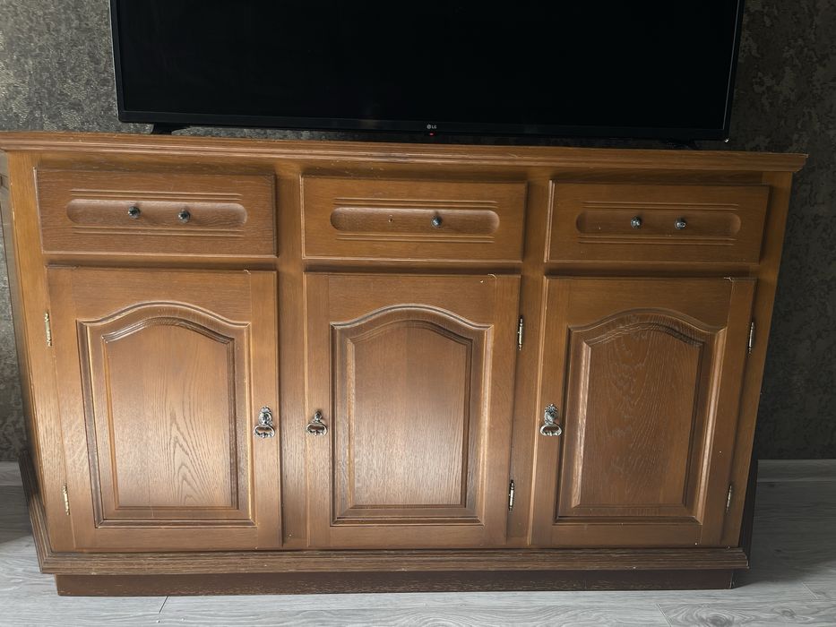 Комод+сервант з натурального дерева