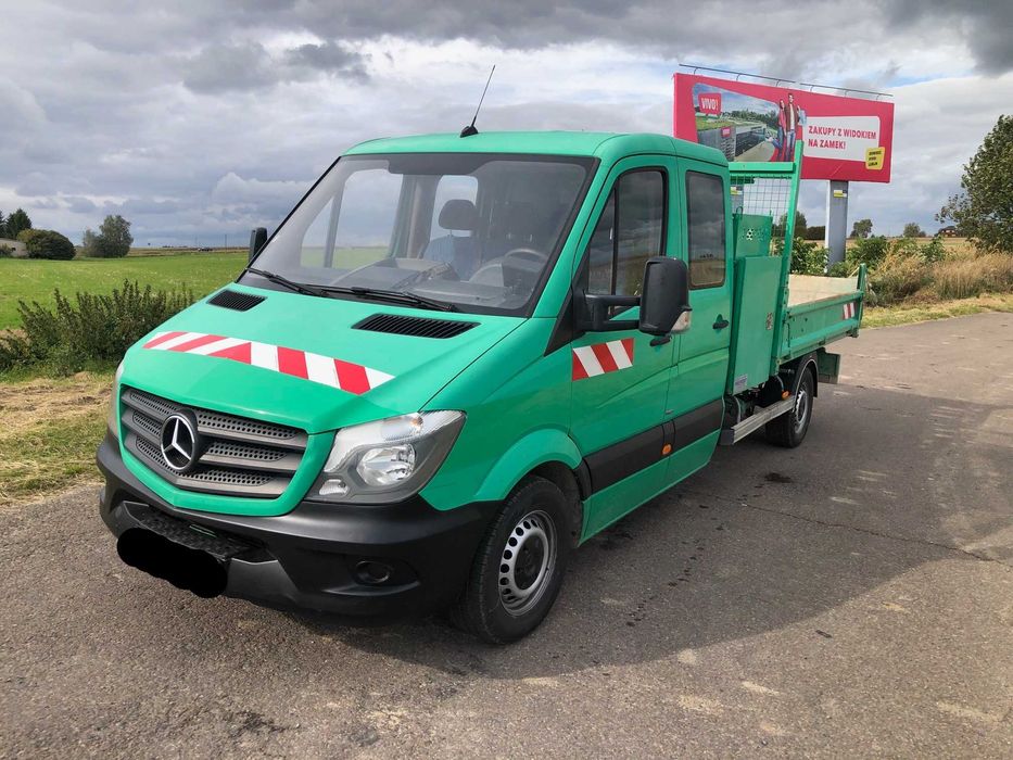 Mercedes Sprinter Doka 313 Wywrotka brygadówka 7 osobowy Piaski • OLX.pl