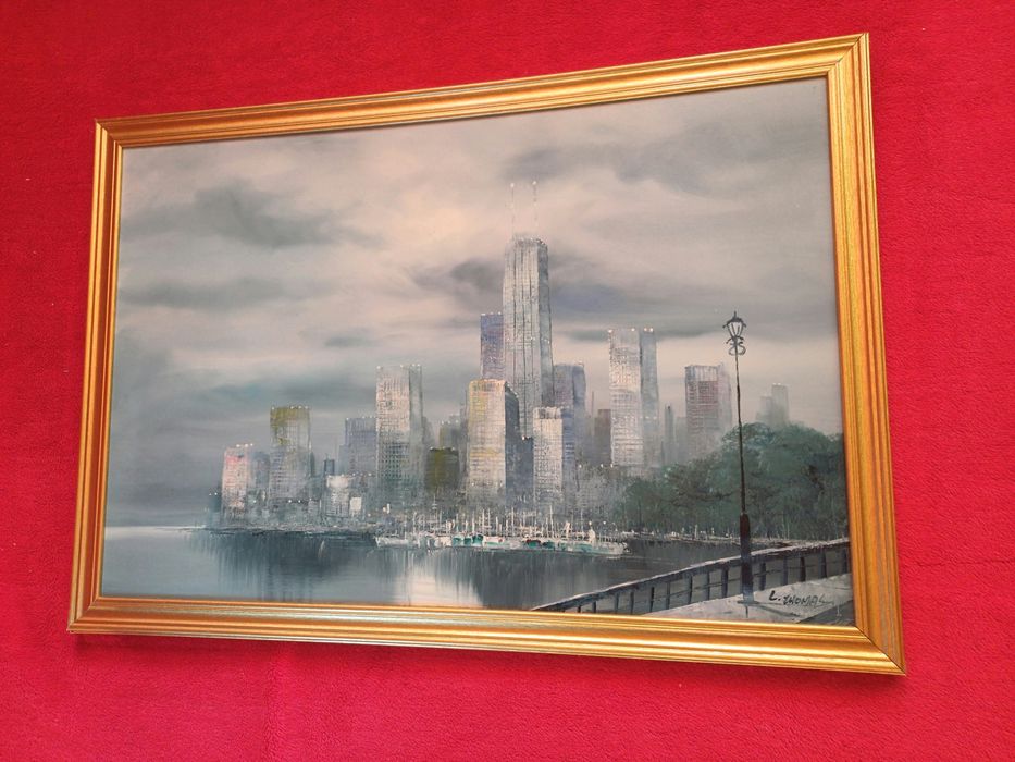 Obraz na płótnie sygnowany