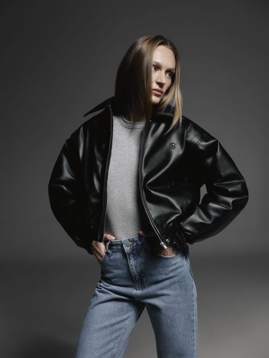 бомбер coosh cher17 шкірянка косуха