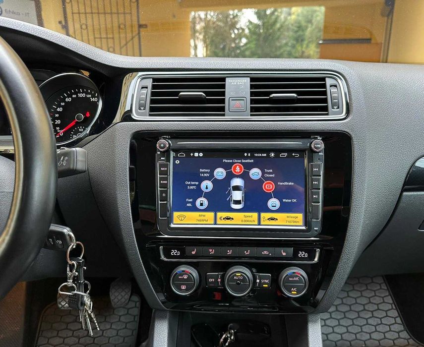 Radio 2din Android VW Volkswagen 2GB Nawigacja, Bluetooth, DSP, Raty