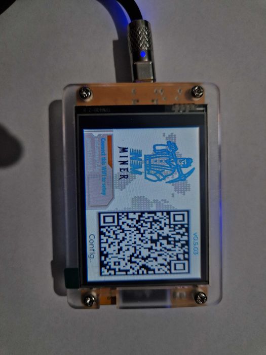 Bitcoin соло майнер NM Miner asic 986.3KH/s ефективніше NerdMiner