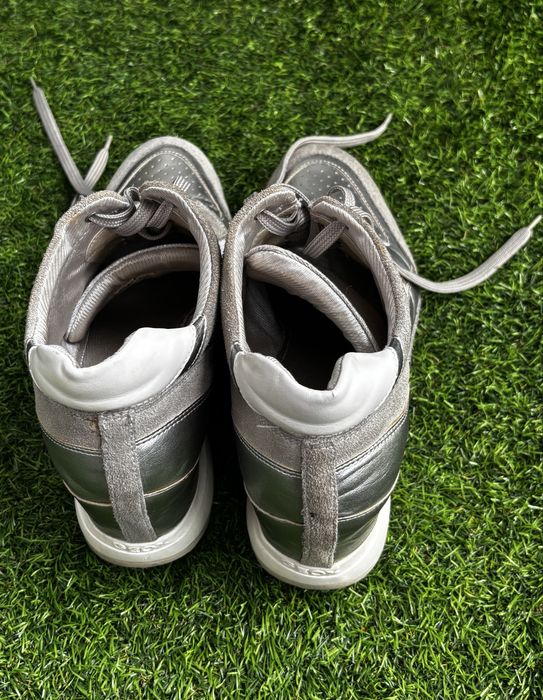 Sneakersy na koturnie GEOX skóra, 39