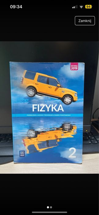 Podręcznik do fizyki 2 zakres podstawowy wsip