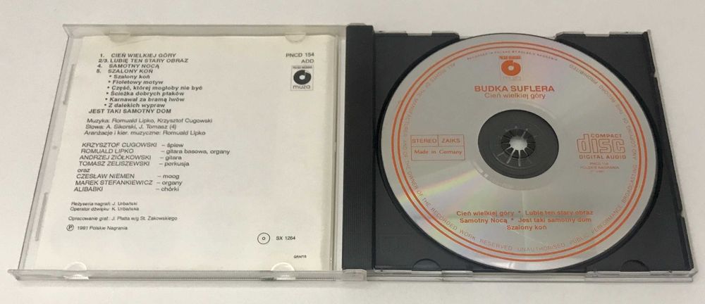 BUDKA SUFLERA Cień Wielkiej Góry album CD 1991