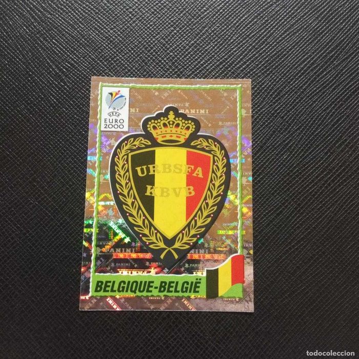 Cromo futebol Belgica(Euro 2000)da Panini