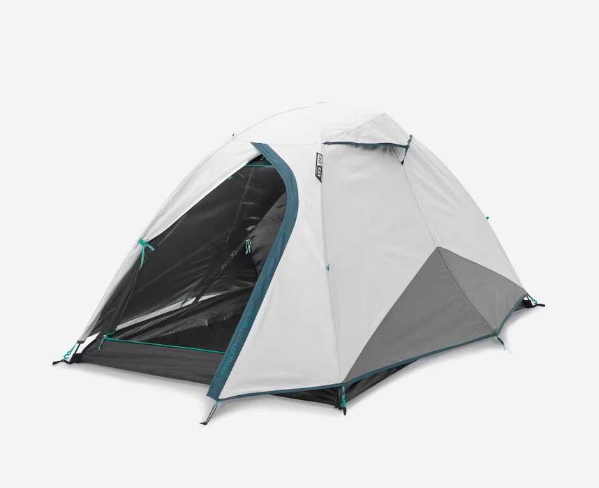Tenda de campismo 2 pessoas, QUECHUA MH100 Fresh & Black