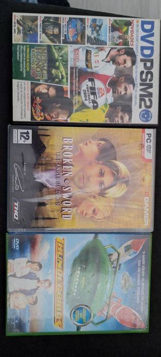 3 DVD usados jogos