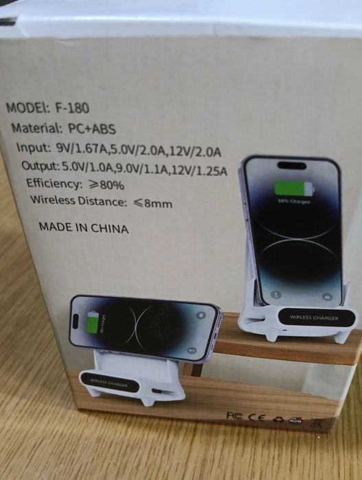 carregador  wireless charger F-180