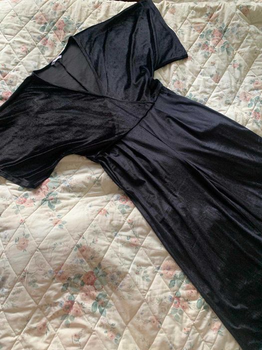 Комбинезон бархат летучая мышь М-Л.