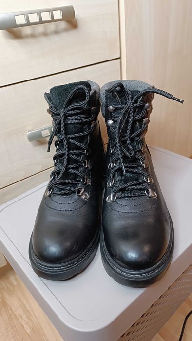 Trzewiki Lasocki Skórzane Ocieplone