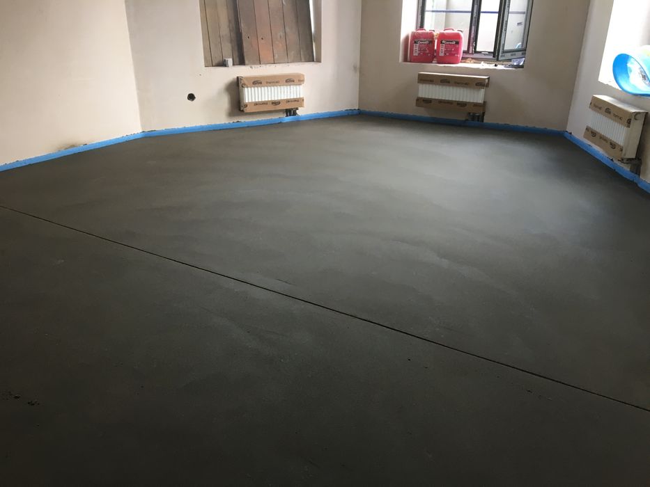 Стяжка пола, полусухая