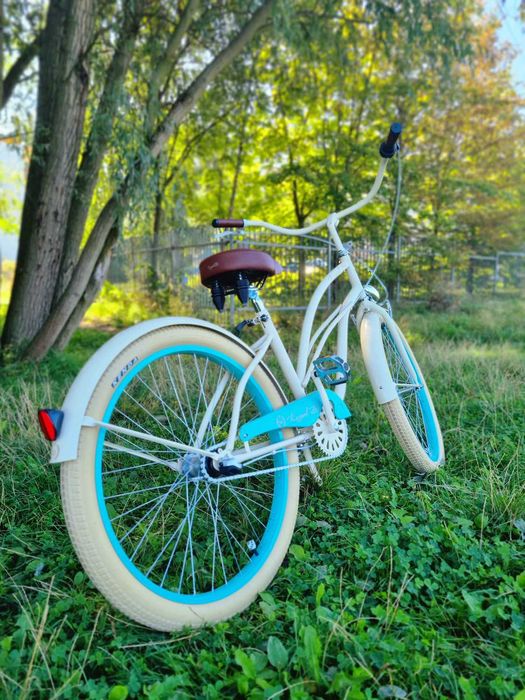 Rower beach CRUISER miejski 26 / 28 LAGUNA damski RoyalBi Holenderski