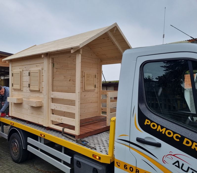 DUŻE domki drewniane dla dzieci