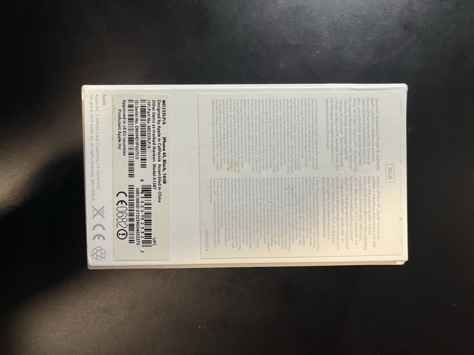iPhone 4S 16 GB czarny