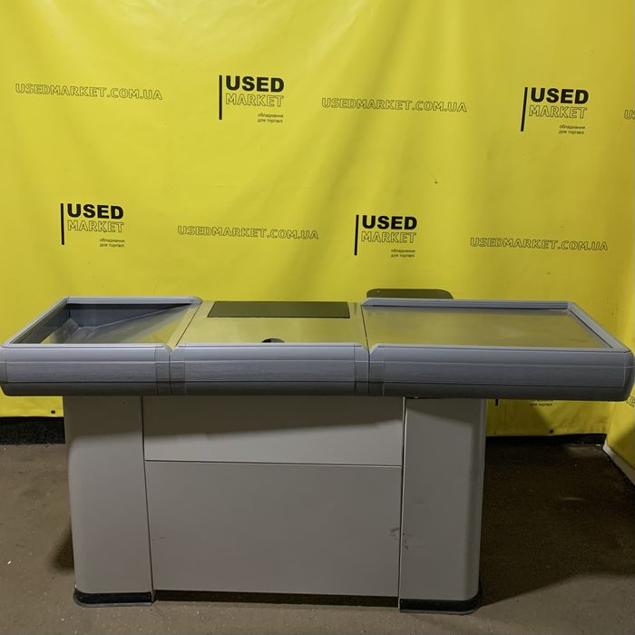 Касовий бокс Модерн 1800, бу, каса є багато, світло сірий