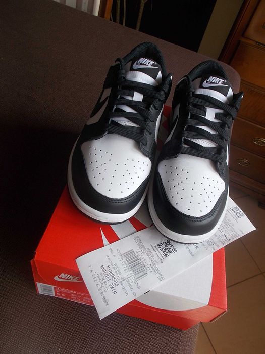 ( r. Eur 38 -24 cm.) Nike Dunk Low White Black Dunk Panda