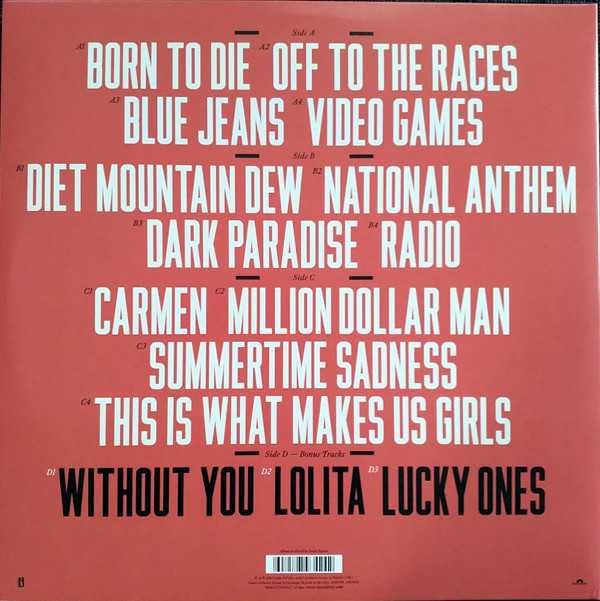 Lana Del Rey - Born To Die (Paradise Ed.) BOX -LPs