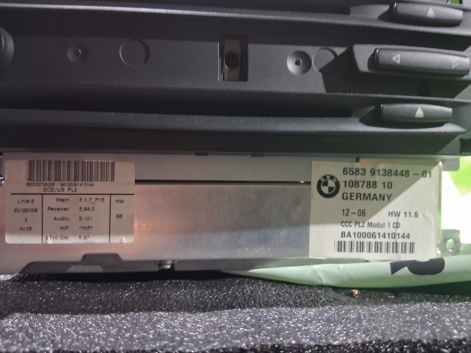 Radio bmw gps(E91) ano 2007/07