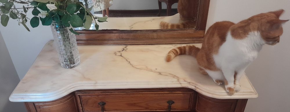 Cómoda de quarto em carvalho maciço